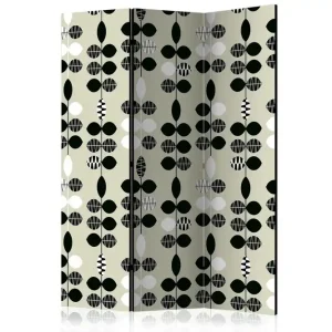 Rumsavdelare Black and White Dots 135x172 cm Artgeist sp. z o. o. - Inredning Expressleverans