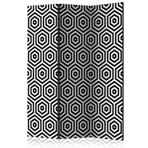 Rumsavdelare Black and White Hypnosis 135x172 cm Artgeist sp. z o. o. - Inredning Kampanj