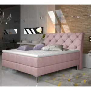 Erbjudande Arrojo Ramsäng 180x200 cm Rosa - Möbler