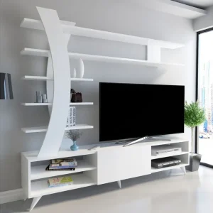 Hejde TV-Möbelset 180 cm Vit - Möbler Beställ nu