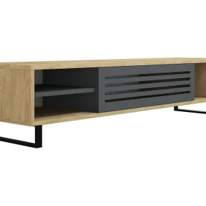 Gersby TV-Bänk 160 cm Brun/Grå - Möbler Utförsäljning