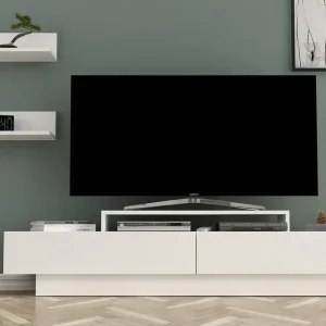 Begränsad tid Hejde TV-Möbelset 180 cm Vit - Möbler