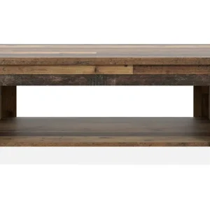 Cadle Soffbord 110 cm med Förvaring Hylla Brun - Möbler Sista chansen
