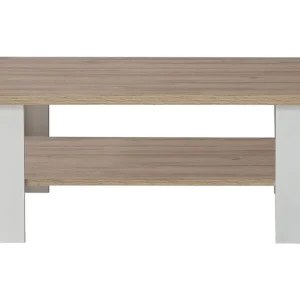 Extra rabatt Crumpton soffbord 107 cm Vit/Brun - Möbler