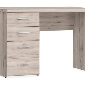 Bowlee Skrivbord 110 cm med Förvaring Lådor Brun - Möbler Nyhet