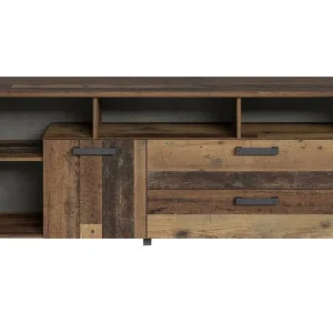 Reapris Cadle TV-Bänk 161 cm Brun/Grå - Möbler