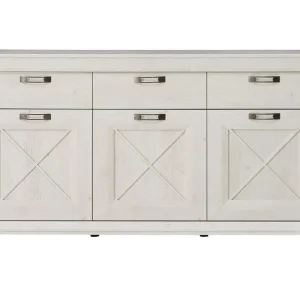 Begränsad tid Hurlston Highboard 178 cm Vit - Förvaring