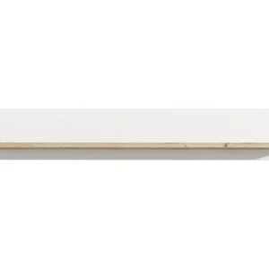 Begränsat erbjudande Crumpton vägghylla 160 cm Vit/Brun - Förvaring