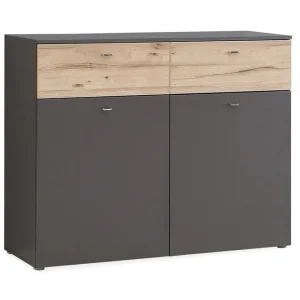 Beställ nu Ameysford Byrå 120 cm Grå/Brun - Förvaring