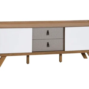 Snabb frakt Laiya TV-Bänk 147 cm Vit - Möbler