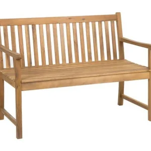Iazzetta Trädgårdsbänk 120 cm Trä/Natur - Utemöbler Snabb frakt