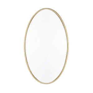 Aamya Spegel Oval 83x57 cm Guld - Inredning Kampanjpris