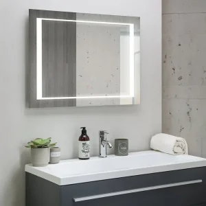 Heasandford Spegel LED 60x80 cm Silver - Hus & renovering Expressleverans