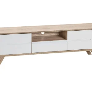 Endast denna vecka Colfer TV-Bänk 150 cm Vit - Möbler