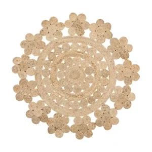Szypowski Matta Slätvävd Rund 120 cm Beige - Textil & mattor Kampanj
