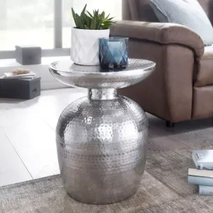 Handla nu Wohnling Leshun Sidobord 37 cm Silver - Möbler
