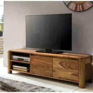 Wohnling Hafsah TV-Bänk 140 cm Trä/natur - Möbler Lågt pris