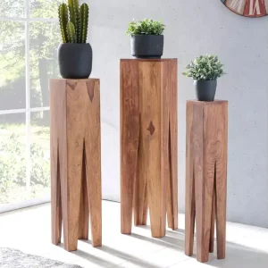Utförsäljning Wohnling Monseratt Satsbord 3-pack Trä/natur - Möbler