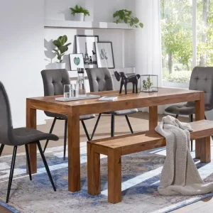 Billig Wohnling Volkmer Sittbänk Trä/natur - Möbler