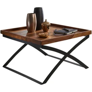 Wohnling Frederik Soffbord 63 cm Massivt Trä/Svart - Möbler Billigare