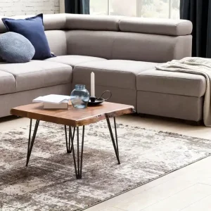 Wohnling Kezia Soffbord 56 cm Massivt Trä/Svart - Möbler Bästa pris