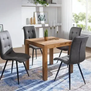 Outlet Wohnling Gliwski Matbord 80 cm Trä/natur - Möbler