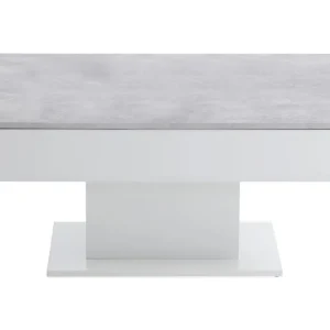 Pacak Soffbord 100 cm Betonggrå/Vit - Möbler Handla nu