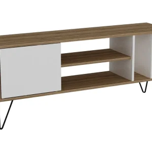 Ficociello TV-Bänk 140 cm Valnöt|Svart|Vit - Möbler Snabb leverans