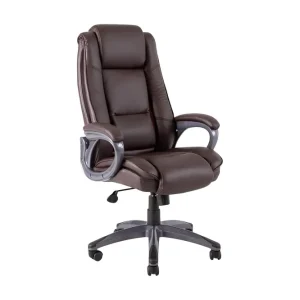 Kontorstol Calvin 81x65xh114-1215 cm Brun - Möbler Rabatter