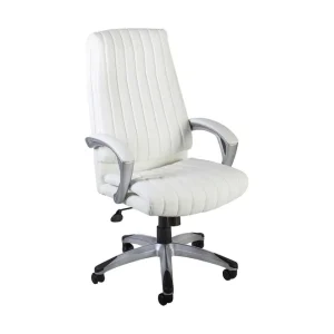 Kontorstol Elegant 625x765xh112-1195 cm Vit - Möbler Outlet