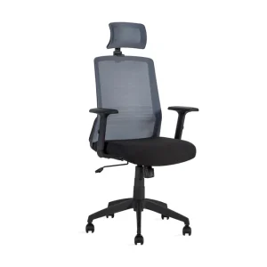 Kontorstol BRAVO 62x53xH107-1145 svart grå - Möbler Utförsäljning