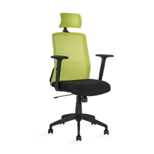 Kontorstol Bravo 62x53xh107-1145 cm Svart Grönt - Möbler Säker betalning