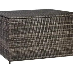 Bästa pris Kuddbox WICKER 140x80x65cm Mörkbrun - Utemöbler