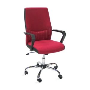 Kontorstol ANGELO 58x59x97-105cm färg: röd - Möbler Reapris