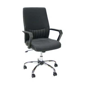 Kontorstol ANGELO 58x59x97-105cm färg: svart - Möbler risnedsättning