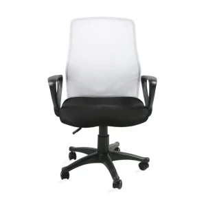 Endast idag Kontorstol TREVISO 59xD58xH90-102cm svart/vit - Möbler