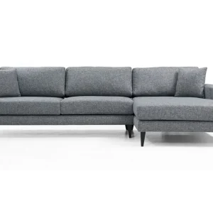 Rea Katilaya Bäddsoffa med Divan Höger Grå - Möbler