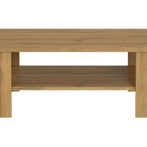 Hovencamp Soffbord 107 cm med Förvaring Hylla Brun - Möbler Begränsad tid