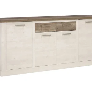 Trygg betalning Talebi Skänk 41x213 cm Brun/Vit - Förvaring