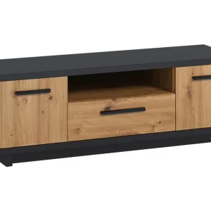 Endast denna vecka Ingram TV-bänk 40x135 cm Ek/Svart - Möbler