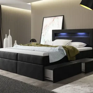 Cloud47 Oscar Sängpaket 180x200cm LED-belysning - Möbler Snabb frakt