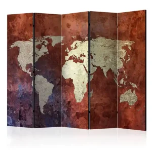 risnedsättning Rumsavdelare - Iron continents II 225x172 Artgeist sp. z o. o. - Inredning