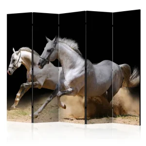 Handla nu Rumsavdelare - Galloping horses on the sand II 225x172 Artgeist sp. z o. o. - Inredning