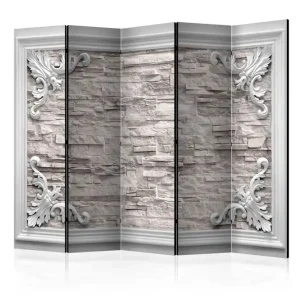 Fri frakt Rumsavdelare - Brick in the Frame (Beige) II 225x172 Artgeist sp. z o. o. - Inredning