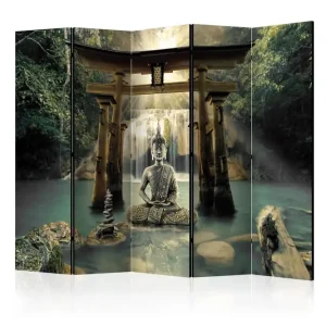 Rumsavdelare - Buddha Smile II 225x172 Artgeist sp. z o. o. - Inredning Fri frakt