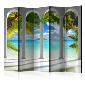 Rumsavdelare - Sea behind Columns II 225x172 Artgeist sp. z o. o. - Inredning Rabatt
