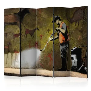 Nyhet Rumsavdelare - Banksy - Cave Painting II 225x172 Artgeist sp. z o. o. - Inredning