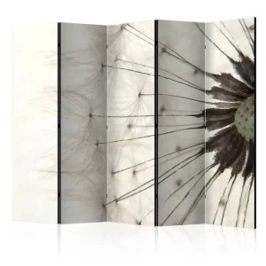 Rumsavdelare - White Dandelion II 225x172 Artgeist sp. z o. o. - Inredning risnedsättning