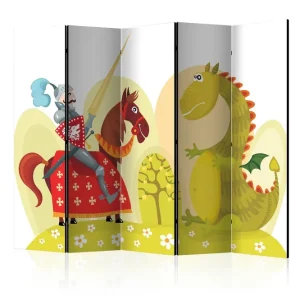Lågt pris Rumsavdelare - Dragon and knight II 225x172 Artgeist sp. z o. o. - Inredning