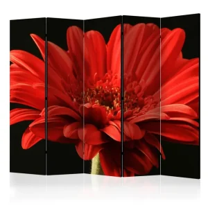 Lägg i varukorgen Rumsavdelare - Red gerbera flower II 225x172 Artgeist sp. z o. o. - Inredning
